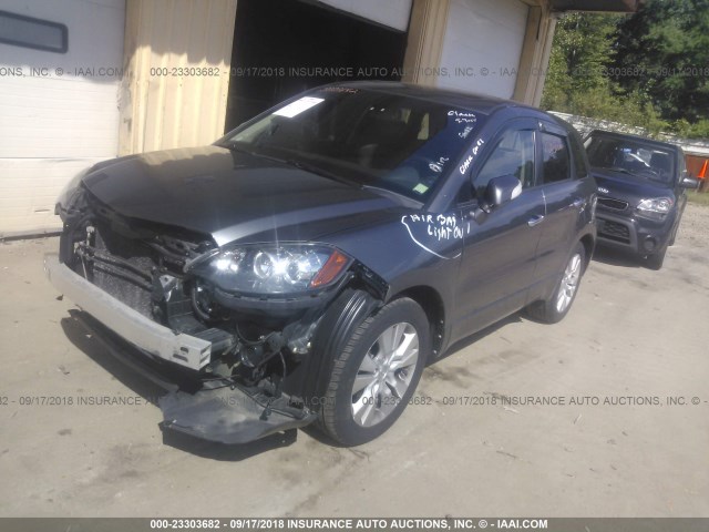 5J8TB1H27CA005151 - 2012 ACURA RDX GRAY photo 2