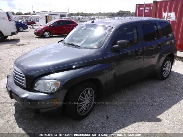 3GNBAADB7AS590593 - 2010 CHEVROLET HHR LS Gris foto 2