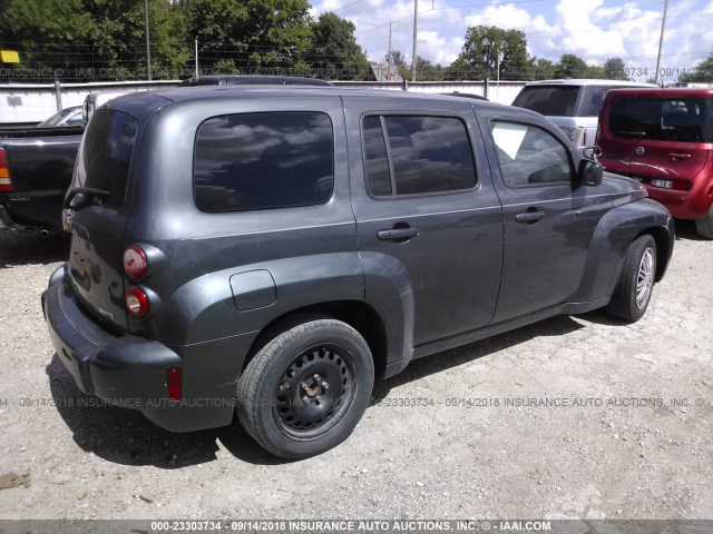 3GNBAADB7AS590593 - 2010 CHEVROLET HHR LS Gris foto 4