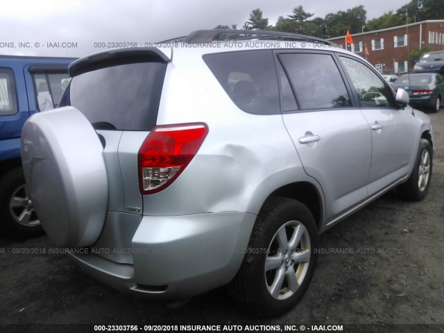 JTMBD31V486059697 - 2008 TOYOTA RAV4 LIMITED SILVER photo 4