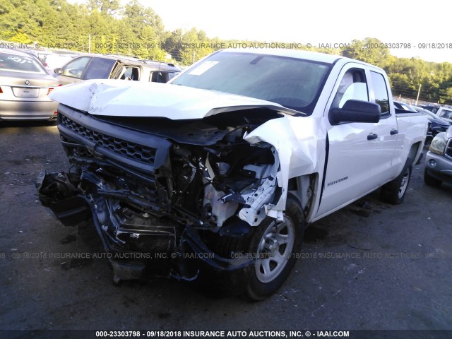 1GCRCPEH4EZ149083 - 2014 CHEVROLET SILVERADO C1500 WHITE photo 2