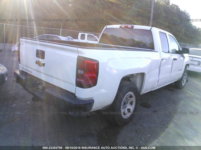 1GCRCPEH4EZ149083 - 2014 CHEVROLET SILVERADO C1500 WHITE photo 4