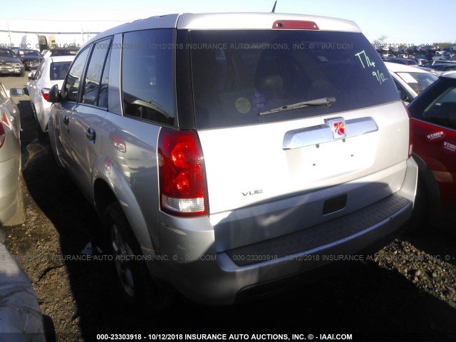 5GZCZ23D67S839516 - 2007 SATURN VUE SILVER photo 3