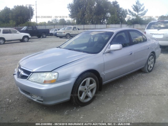 19UUA56853A043841 - 2003 ACURA 3.2TL TYPE-S SILVER photo 2