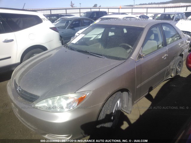 4T1BE32K52U047073 - 2002 TOYOTA CAMRY LE/XLE/SE 棕色 照片 2