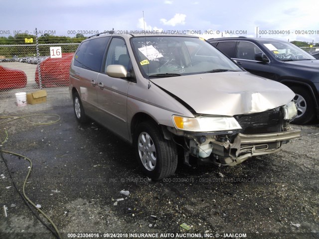 5FNRL18902B003363 - 2002 HONDA ODYSSEY EXL GOLD photo 1