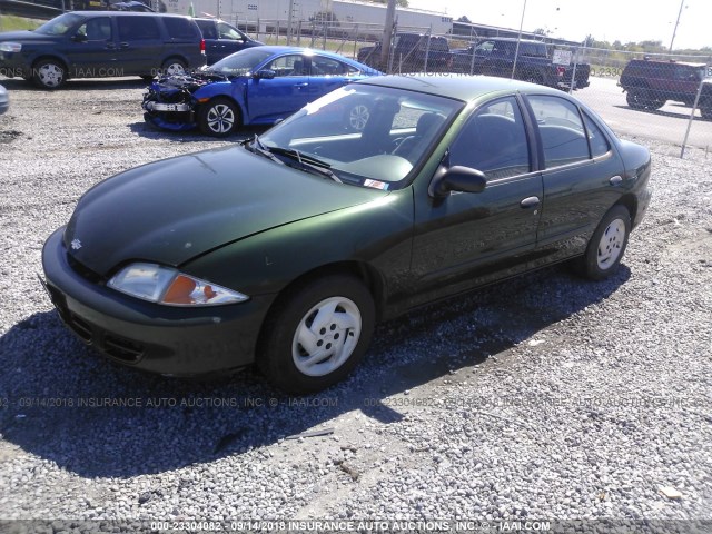 3G1JC52421S232790 - 2001 CHEVROLET CAVALIER CNG GREEN photo 2