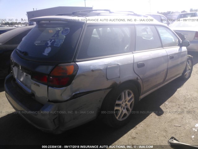4S3BH675737619440 - 2003 SUBARU LEGACY OUTBACK AWP 银色 照片 4