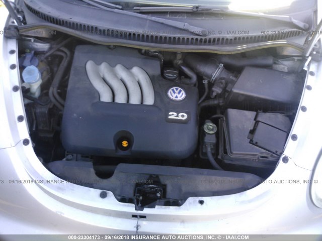 3VWBK21C43M420270 - 2003 VOLKSWAGEN NEW BEETLE GL 银色 照片 10