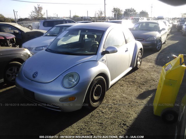 3VWBK21C43M420270 - 2003 VOLKSWAGEN NEW BEETLE GL 银色 照片 2