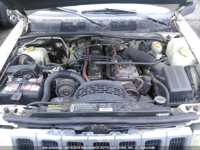 1J4GZ58S4WC263200 - 1998 JEEP GRAND CHEROKEE LAREDO/TSI WHITE photo 10