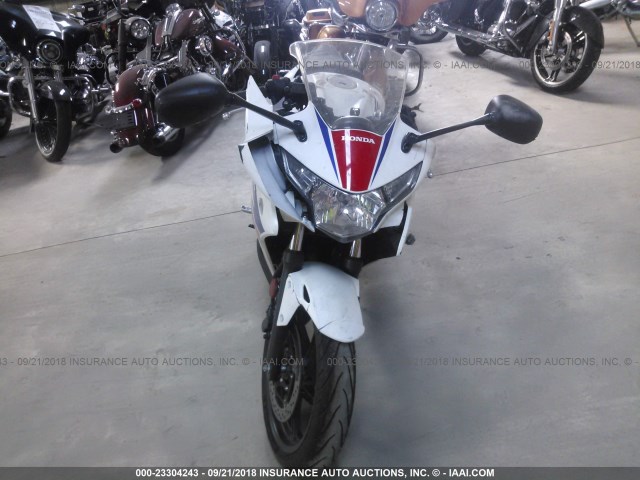 MLHMC4104D5304419 - 2013 HONDA CBR250 R WHITE photo 5