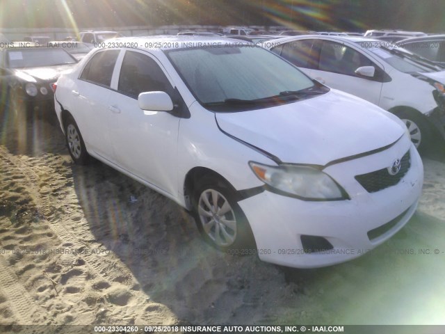 JTDBL40E499029769 - 2009 TOYOTA COROLLA LE/XLE WHITE photo 1