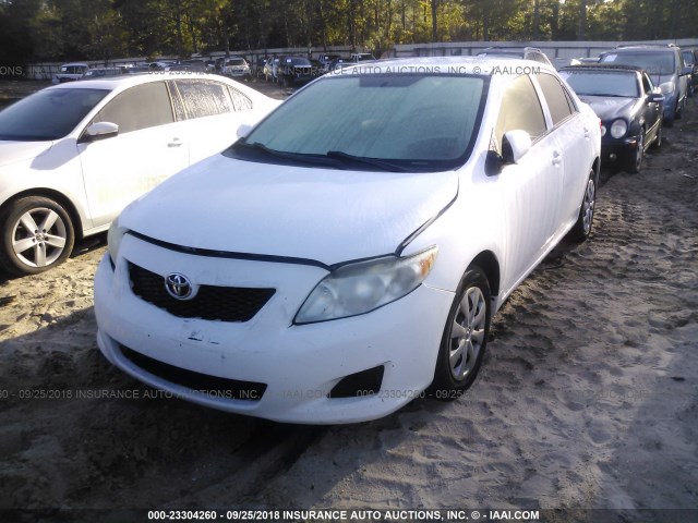 JTDBL40E499029769 - 2009 TOYOTA COROLLA LE/XLE WHITE photo 2