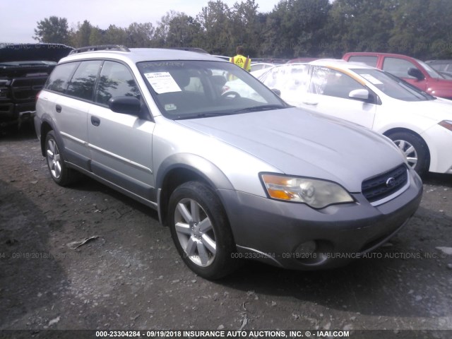 4S4BP61C966322704 - 2006 SUBARU LEGACY OUTBACK 2.5I SILVER photo 1