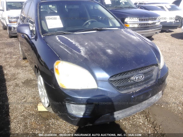 KNAFG526687167502 - 2008 KIA RONDO LX/EX BLUE photo 6