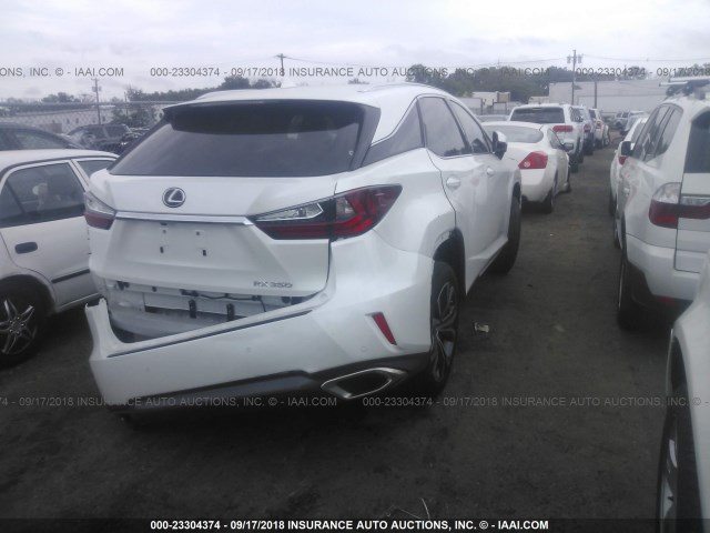 JTJBZMCA1H2016134 - 2017 LEXUS RX 350/BASE/F SPORT WHITE photo 4