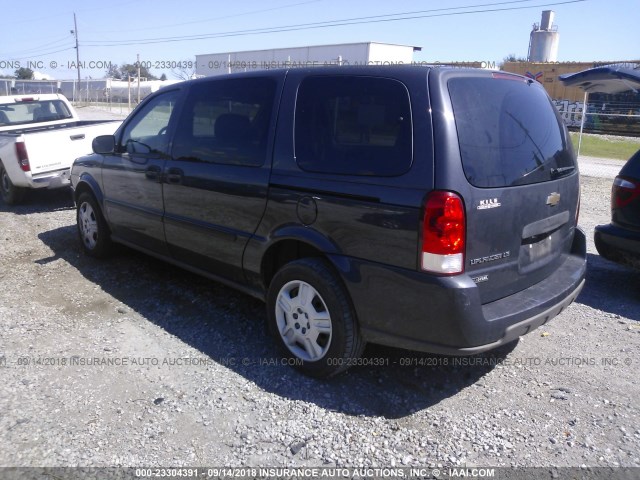 1GNDV23W88D181259 - 2008 CHEVROLET UPLANDER LS BLUE photo 3