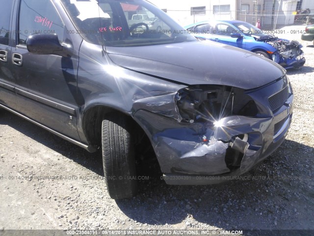 1GNDV23W88D181259 - 2008 CHEVROLET UPLANDER LS BLUE photo 6