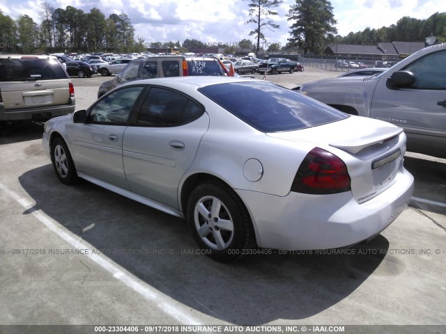 2G2WP522551285098 - 2005 PONTIAC GRAND PRIX Сріблястий фото 3