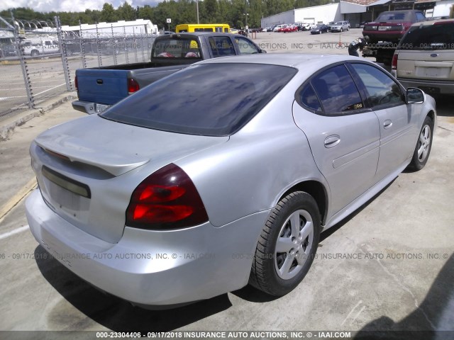 2G2WP522551285098 - 2005 PONTIAC GRAND PRIX Сріблястий фото 4