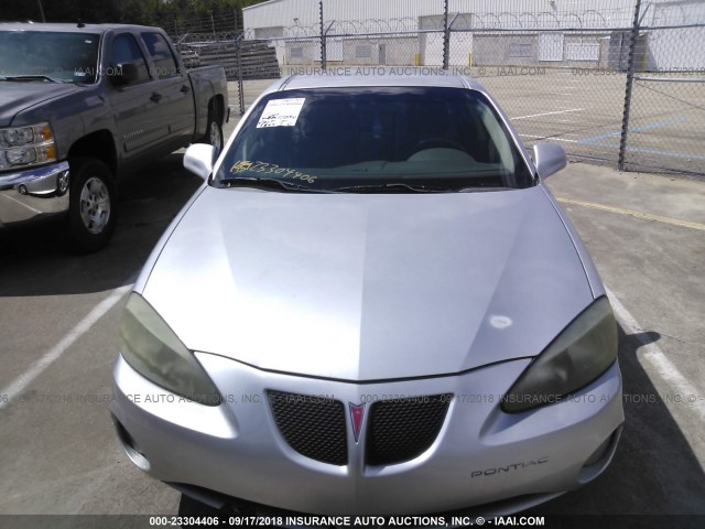 2G2WP522551285098 - 2005 PONTIAC GRAND PRIX Сріблястий фото 6