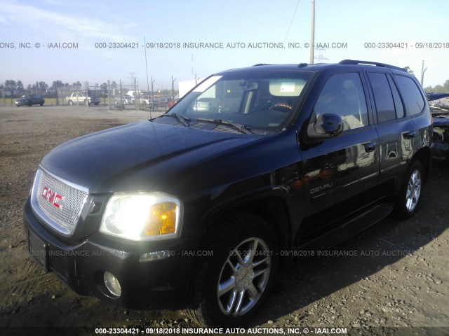 1GKET63M182210013 - 2008 GMC ENVOY DENALI BLACK photo 2