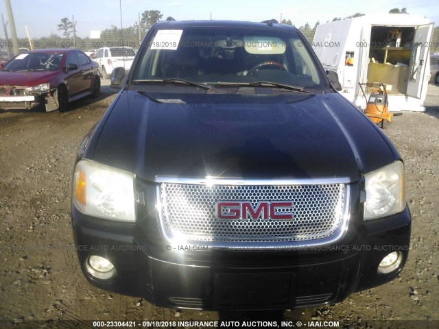 1GKET63M182210013 - 2008 GMC ENVOY DENALI BLACK photo 6