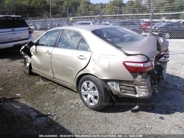4T4BE46K58R042132 - 2008 TOYOTA CAMRY CE/LE/XLE/SE GOLD photo 3