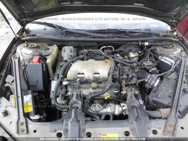 1G2WK52J01F108256 - 2001 PONTIAC GRAND PRIX SE TAN photo 10