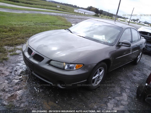 1G2WK52J01F108256 - 2001 PONTIAC GRAND PRIX SE თაფლისფერი ფოტო 2