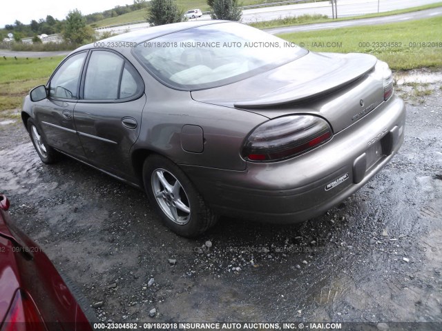 1G2WK52J01F108256 - 2001 PONTIAC GRAND PRIX SE თაფლისფერი ფოტო 3