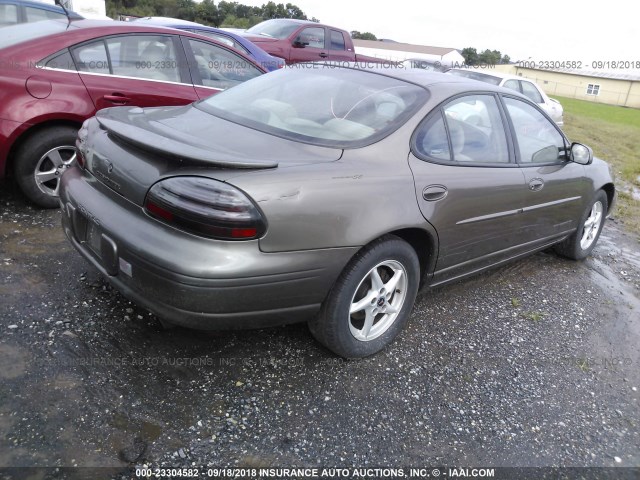 1G2WK52J01F108256 - 2001 PONTIAC GRAND PRIX SE თაფლისფერი ფოტო 4