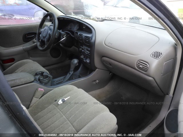 1G2WK52J01F108256 - 2001 PONTIAC GRAND PRIX SE TAN photo 5