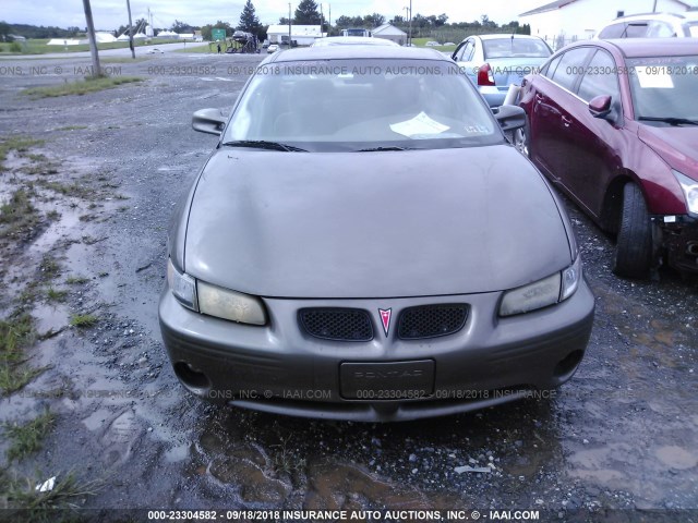 1G2WK52J01F108256 - 2001 PONTIAC GRAND PRIX SE თაფლისფერი ფოტო 6