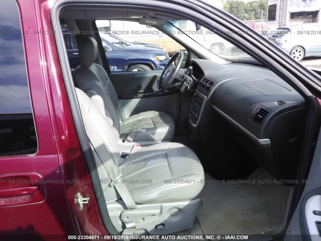 1GMDX33L65D243456 - 2005 PONTIAC MONTANA SV6 MAROON photo 5