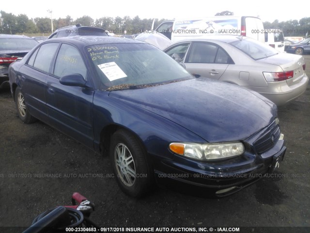 2G4WB52K031165521 - 2003 BUICK REGAL LS BLUE photo 1