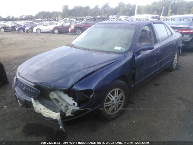 2G4WB52K031165521 - 2003 BUICK REGAL LS BLUE photo 2