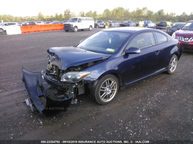 JTKDE177570154816 - 2007 TOYOTA SCION TC Dark Blue photo 2