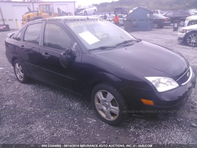 1FAHP34N87W352942 - 2007 FORD FOCUS ZX4/S/SE/SES Қара фото 1