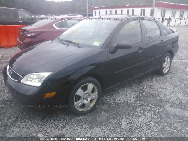 1FAHP34N87W352942 - 2007 FORD FOCUS ZX4/S/SE/SES Қара фото 2