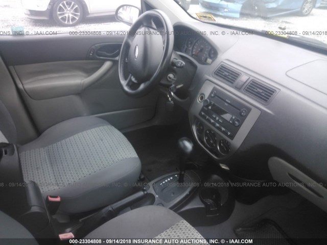 1FAHP34N87W352942 - 2007 FORD FOCUS ZX4/S/SE/SES Қара фото 5