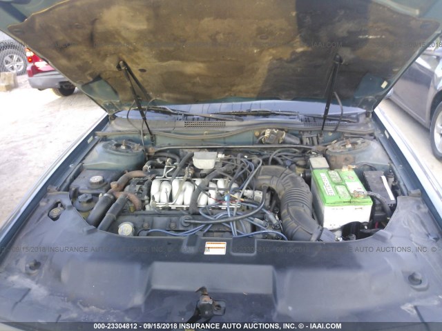 1LNLM97V9VY686146 - 1997 LINCOLN CONTINENTAL  Կանաչ լուսանկար 10