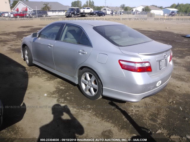 4T1BE46K79U795480 - 2009 TOYOTA CAMRY SE/LE/XLE SILVER photo 3