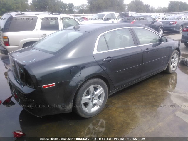 1G1ZB5E02CF303086 - 2012 CHEVROLET MALIBU LS 黑色 照片 4