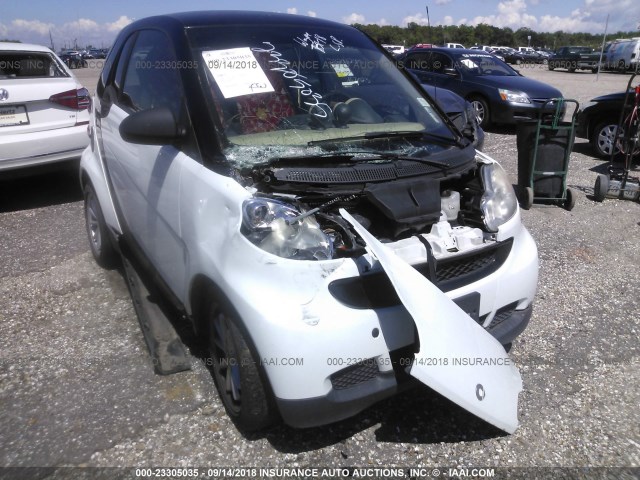 WMEEJ31XX9K278794 - 2009 SMART FORTWO PURE/PASSION WHITE photo 6