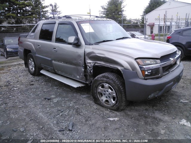 3GNEC13TX2G281111 - 2002 CHEVROLET AVALANCHE C1500 GRAY photo 1