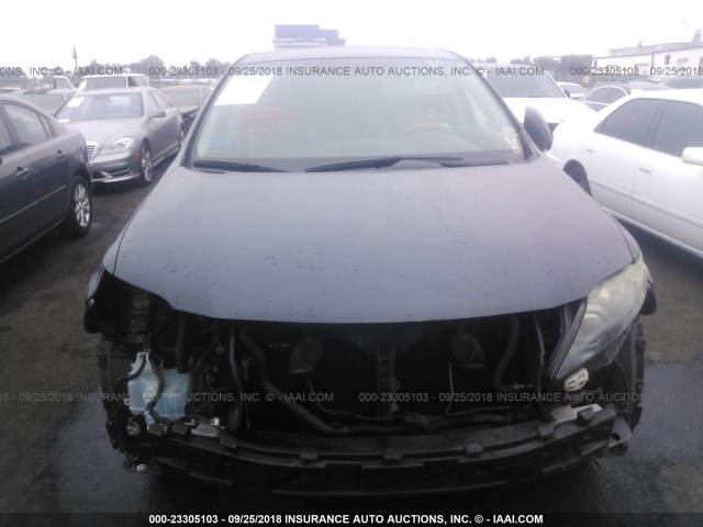 JTJZB1BA9B2405212 - 2011 LEXUS RX 450 BLACK photo 6