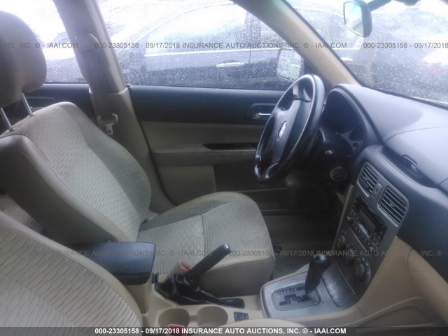 JF1SG656X3H707915 - 2003 SUBARU FORESTER 2.5XS ოქროსფერი ფოტო 5