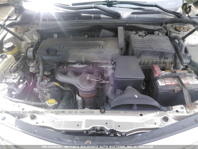 4T1BE46KX7U121465 - 2007 TOYOTA CAMRY NEW GENERAT CE/LE/XLE/SE GOLD photo 10